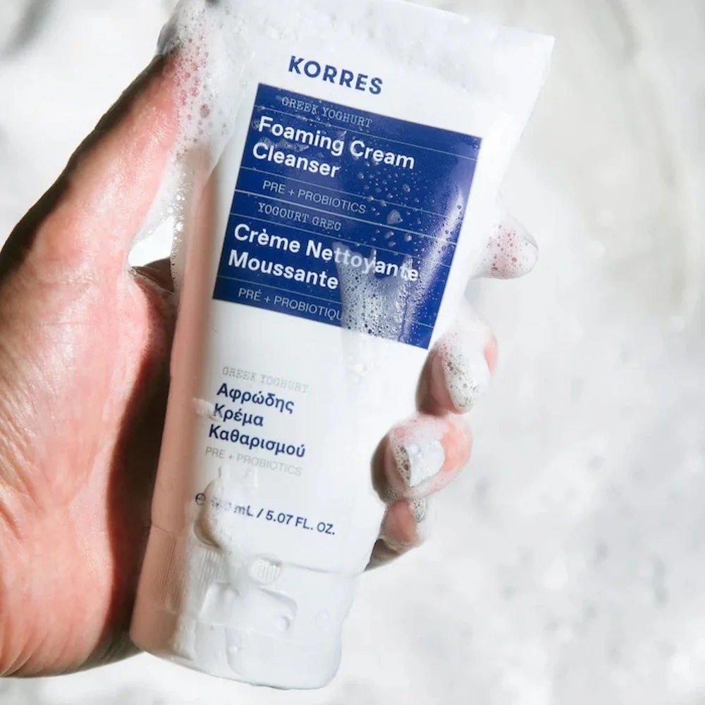 🆕 KORRES Mini Greek Yoghurt Foaming Cream Cleanser 75 mL NIB
